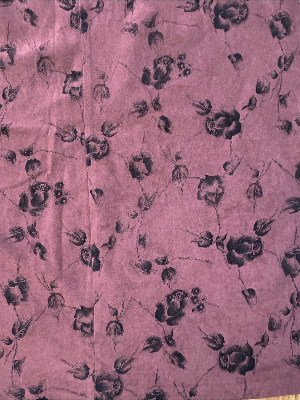 C.J. Banks Women's Maroon Floral Print A-Line Skirt Size 24W - Picture 2 of 7